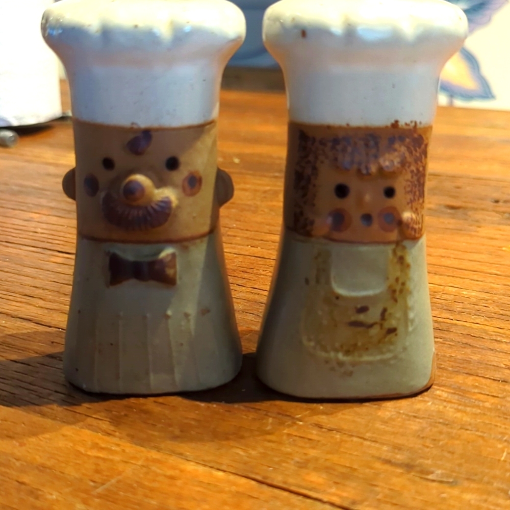 Vintage Salt & Pepper Shakers Chef and Cook
